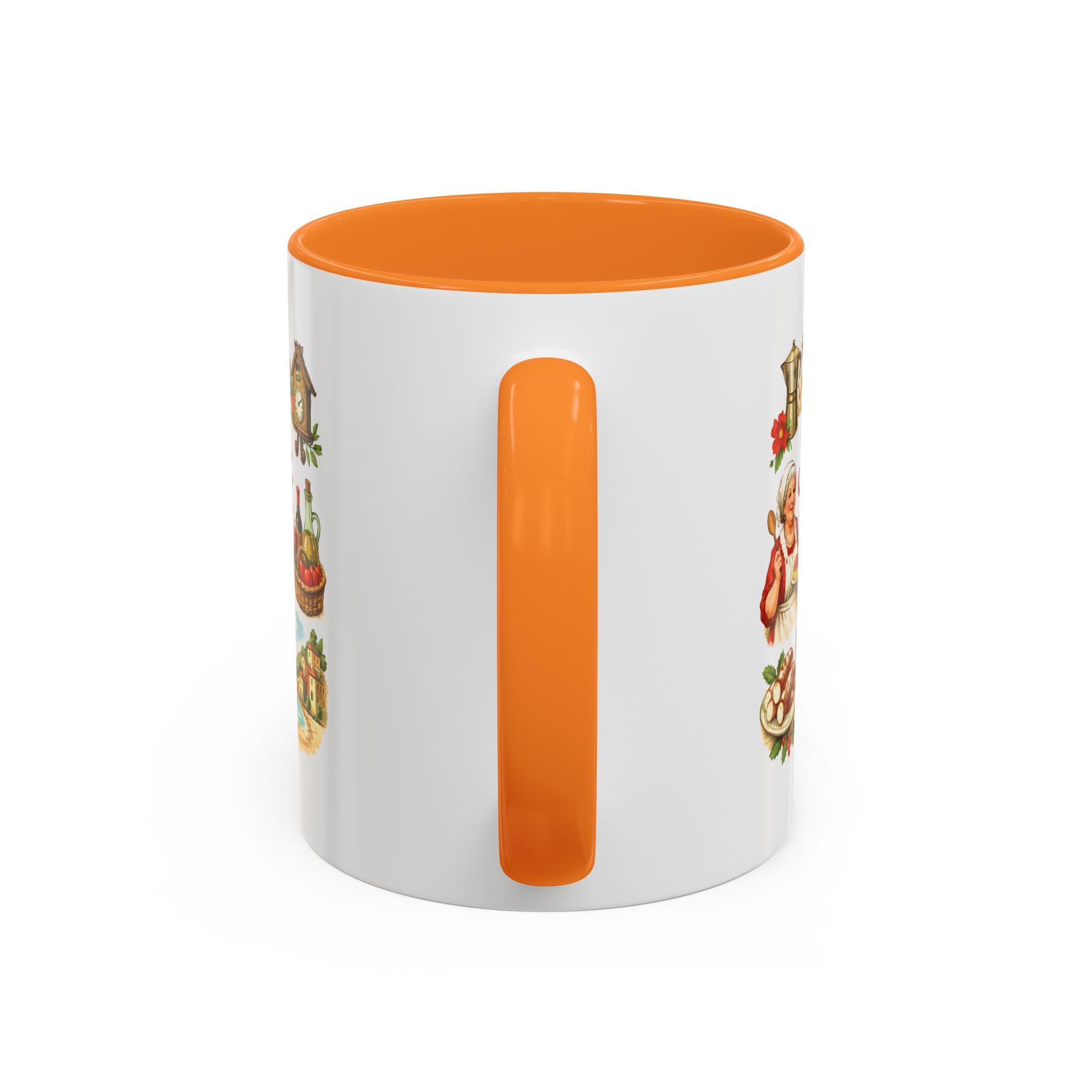Nonna Holiday mug | Italian grandma kitchen design, vintage food icons