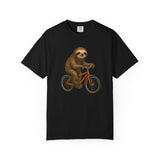 Sloth Bicycle Shirt – Funny Riding Bike Illustration Tees for Cycling Lover