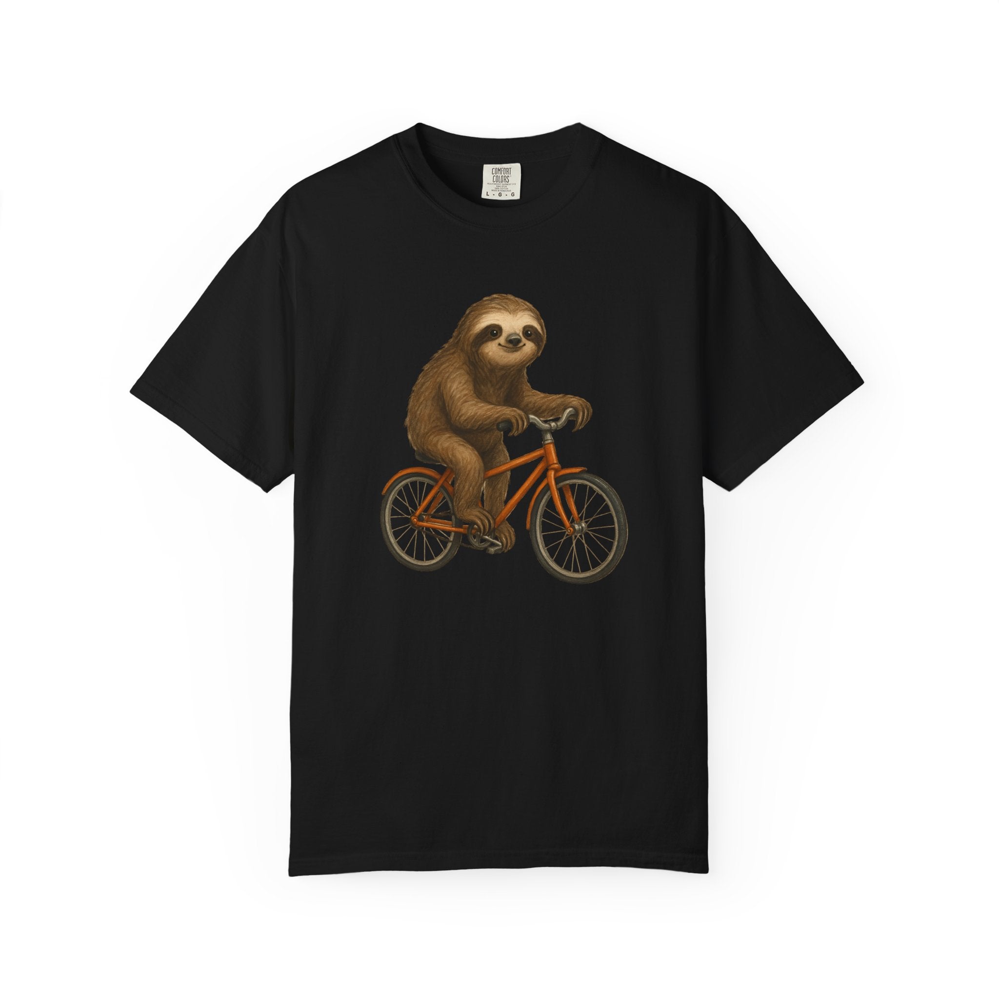 Sloth Bicycle Shirt – Funny Riding Bike Illustration Tees for Cycling Lover
