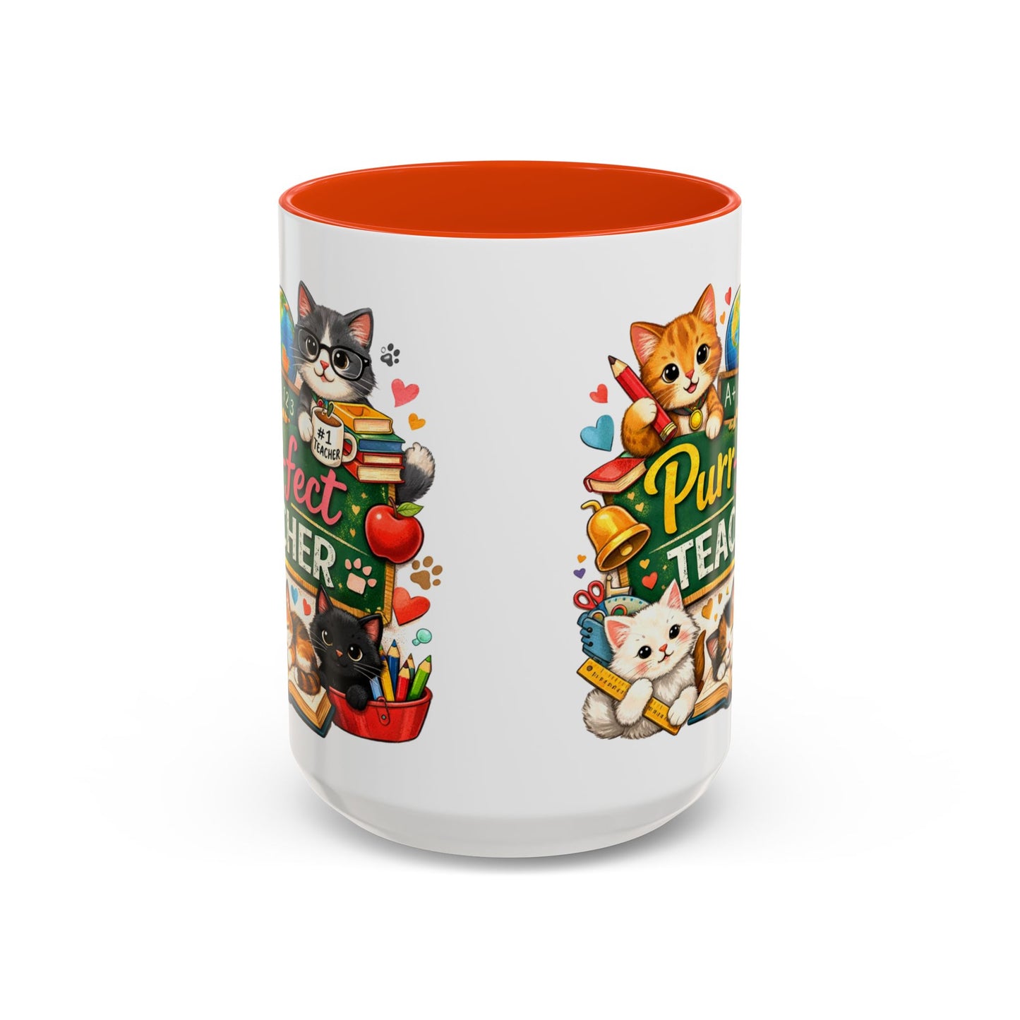 Purr-fect Teacher Mug | Cat Classroom Design, 11oz or 15oz