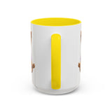 Meditating Yorkshire Terrier Mug | Accent Coffee Mug 11oz 15oz