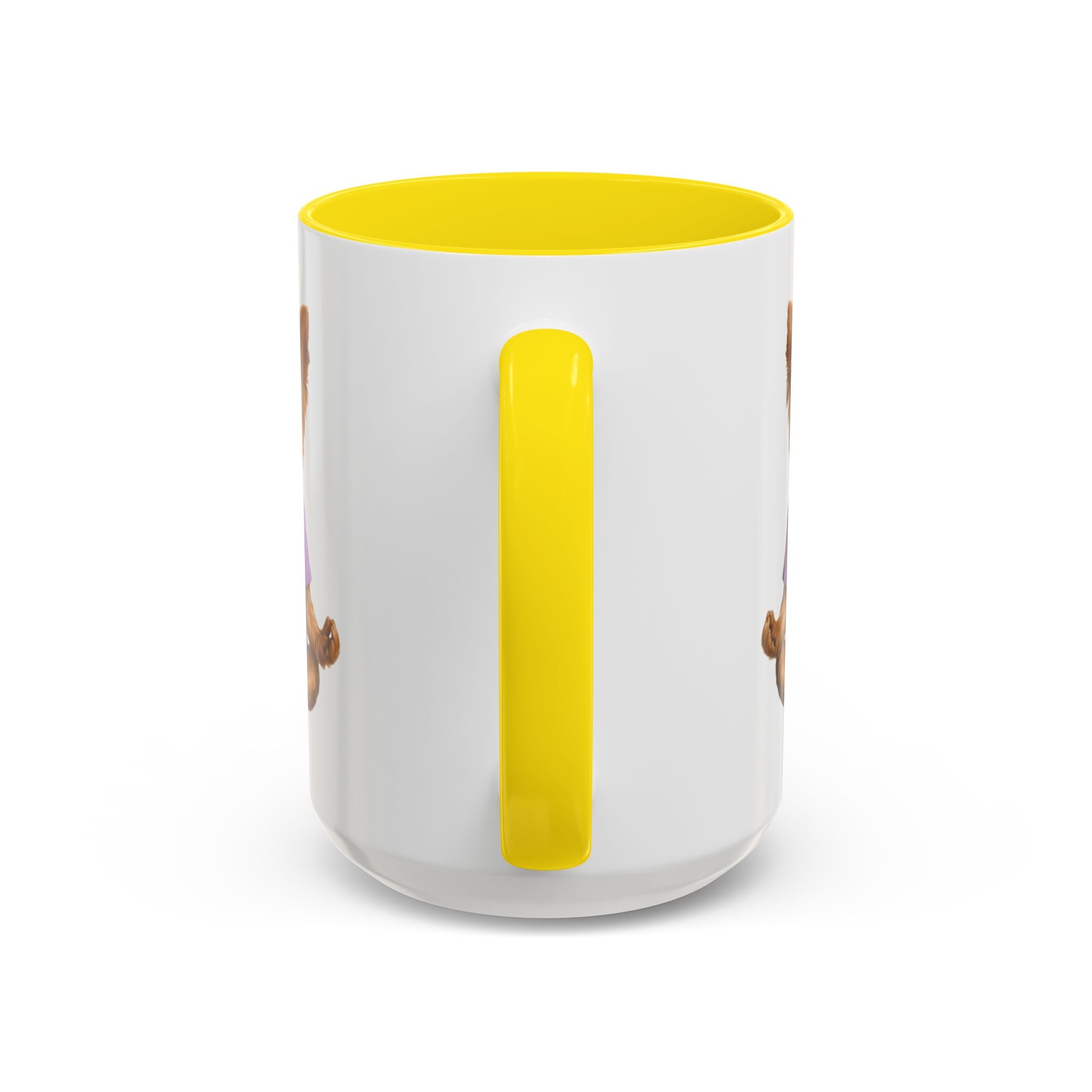 Meditating Yorkshire Terrier Mug | Accent Coffee Mug 11oz 15oz