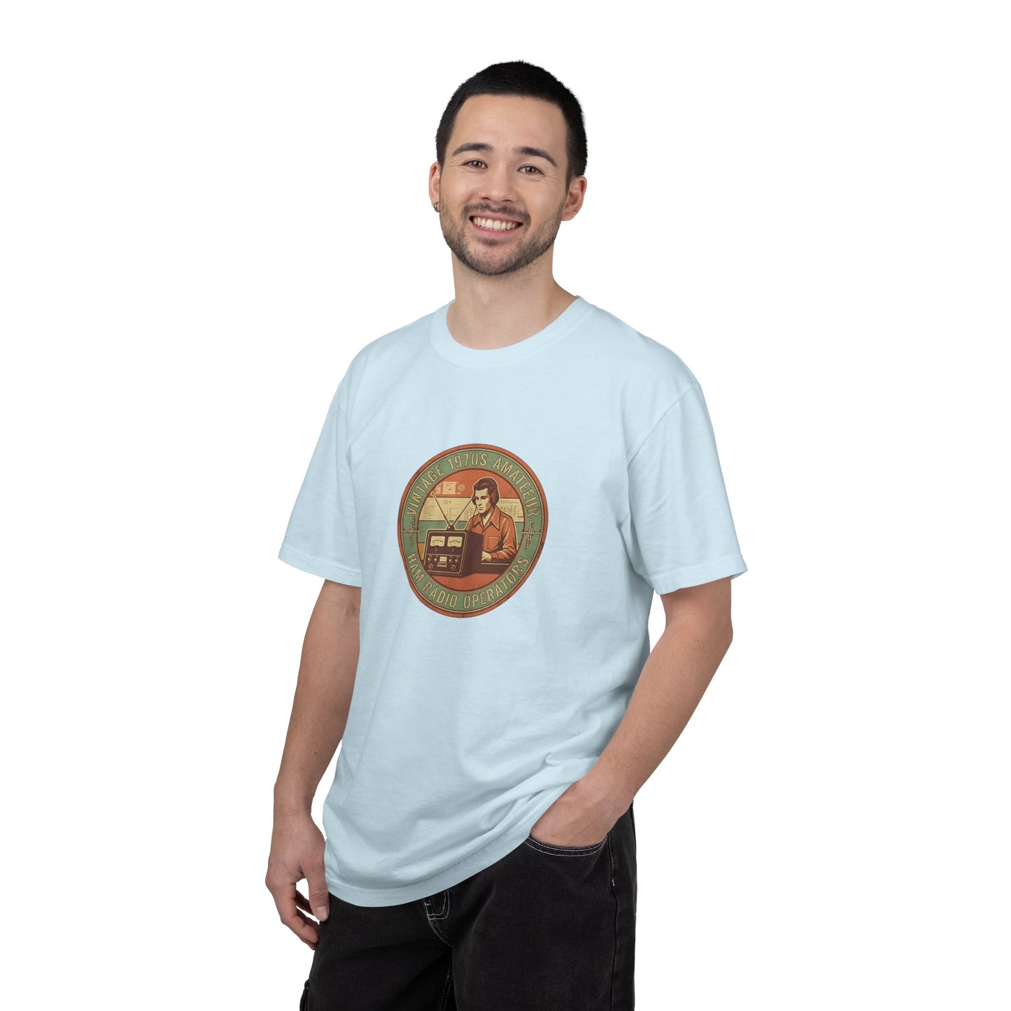 70s Retro Radio Ham T-shirt | Vintage Ham Radio Design