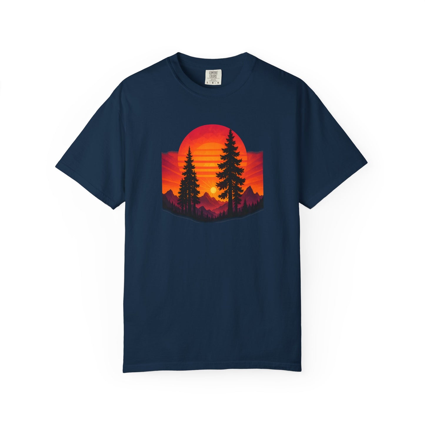 Mountain Sunset Pines T-shirt | Ridgeline Graphic