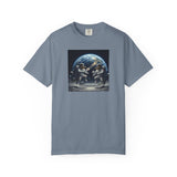 Gator Lunar Pickleball  T-shirt | Earth Background, Spacewalk Illustration