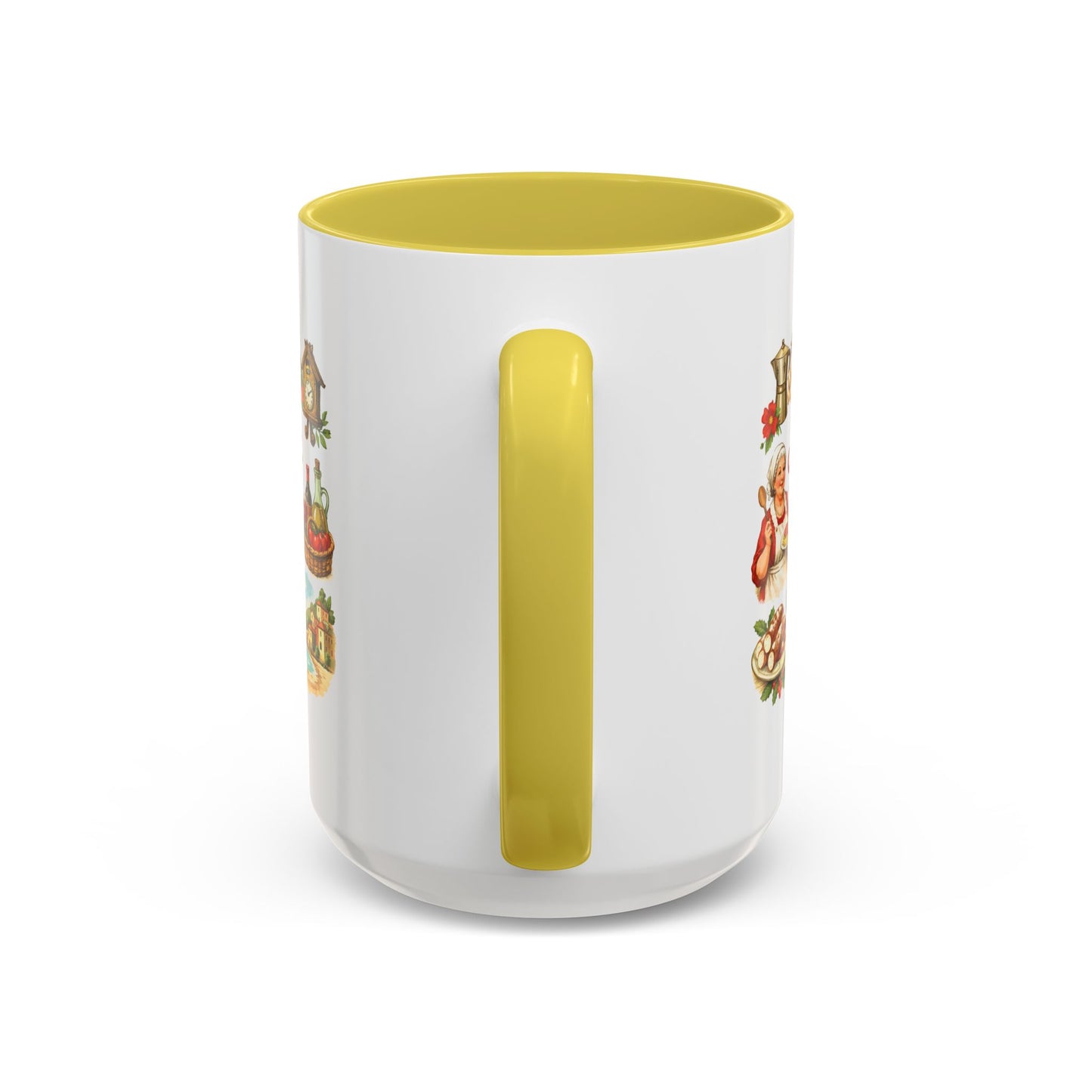 Nonna Holiday mug | Italian grandma kitchen design, vintage food icons