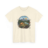 Mountain Camping Adventure T-Shirt | Outdoor Nature Hiking Tee | Wilderness Tent Graphic Shirt | Gift for Hiker Camper |