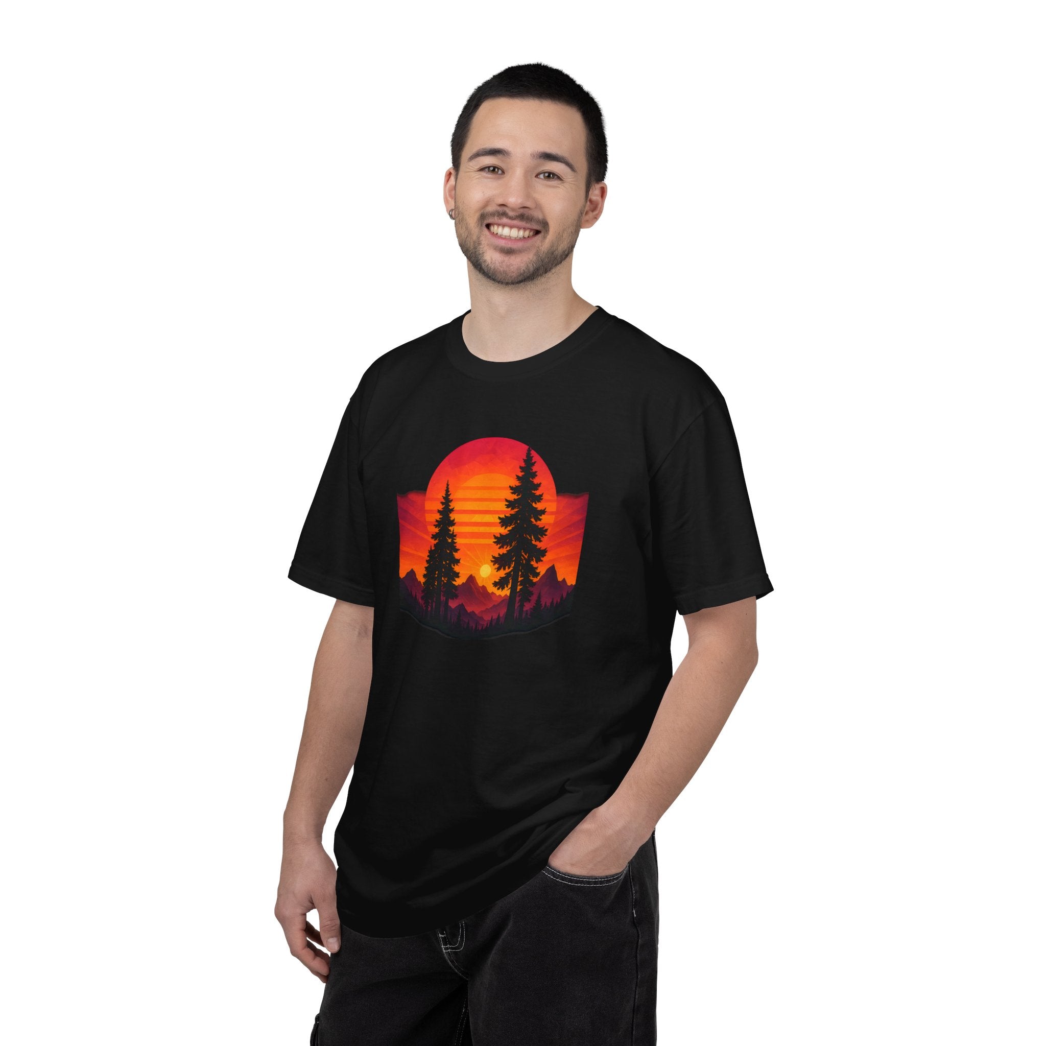 Mountain Sunset Pines T-shirt | Ridgeline Graphic