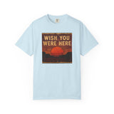 Wish You Were Here Sunset T-shirt | Vintage Sunset Graphic