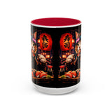 Cyberpunk Sushi Cat Mug | 11oz 15oz Ceramic Coffee Cup