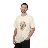 Sunflower and Wildflower Bouquet T-Shirt | Floral Botanical Garden Tee