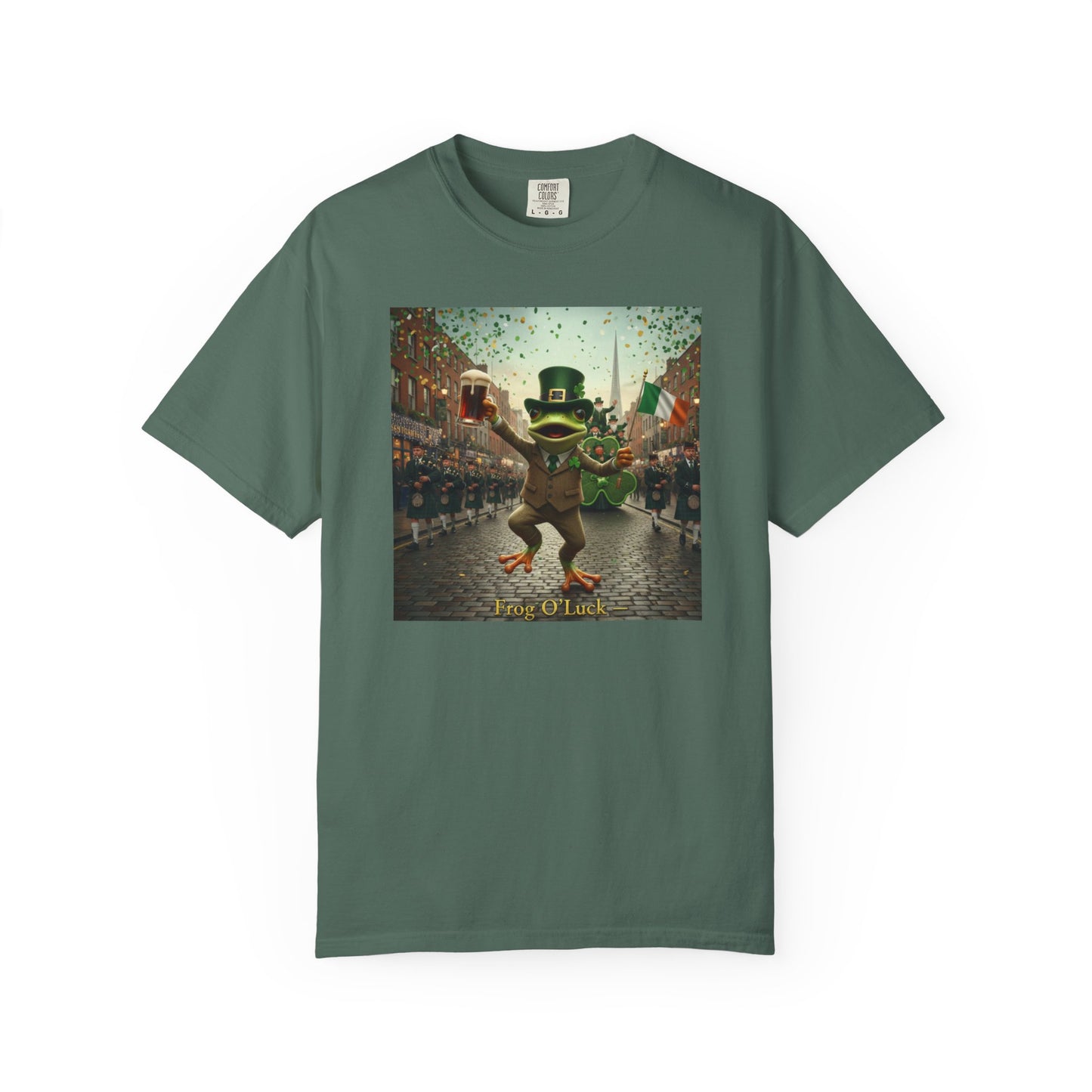 Irish Frog Unisex Garment-Dyed T-shirt