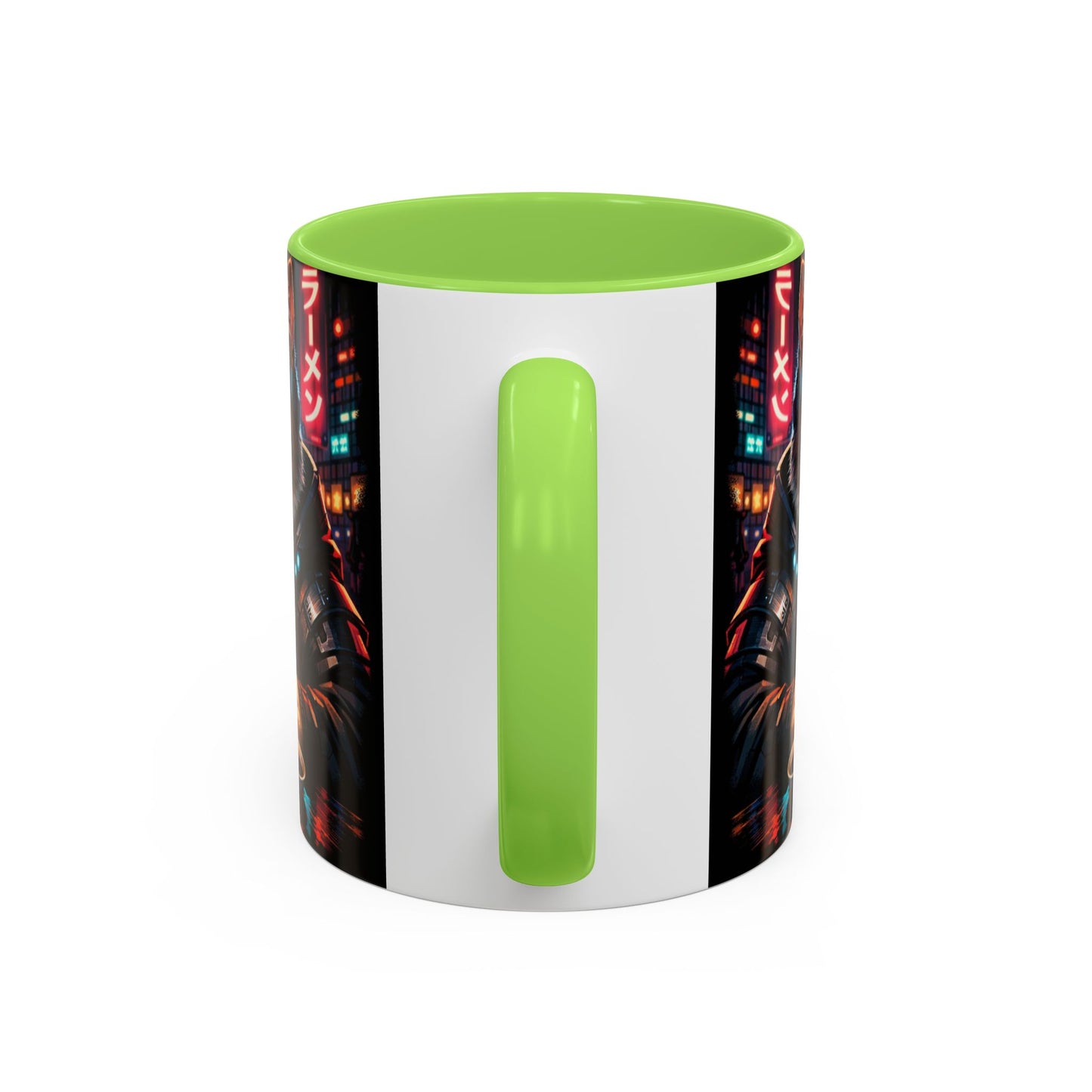 Cyberpunk Sushi Cat Mug | 11oz 15oz Ceramic Coffee Cup