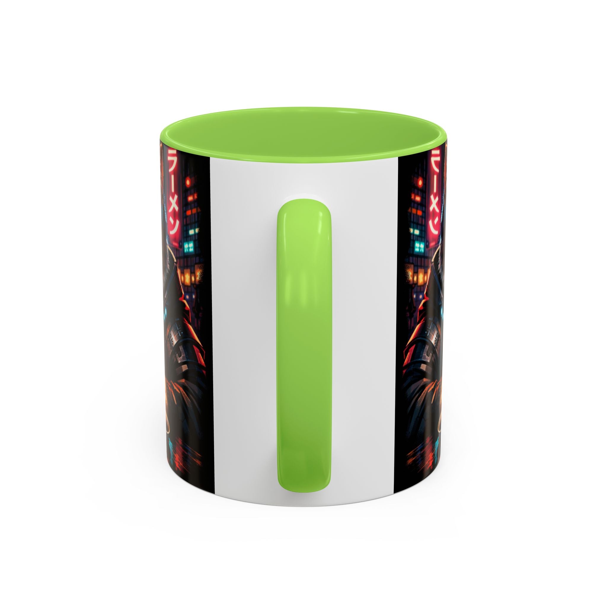 Cyberpunk Sushi Cat Mug | 11oz 15oz Ceramic Coffee Cup