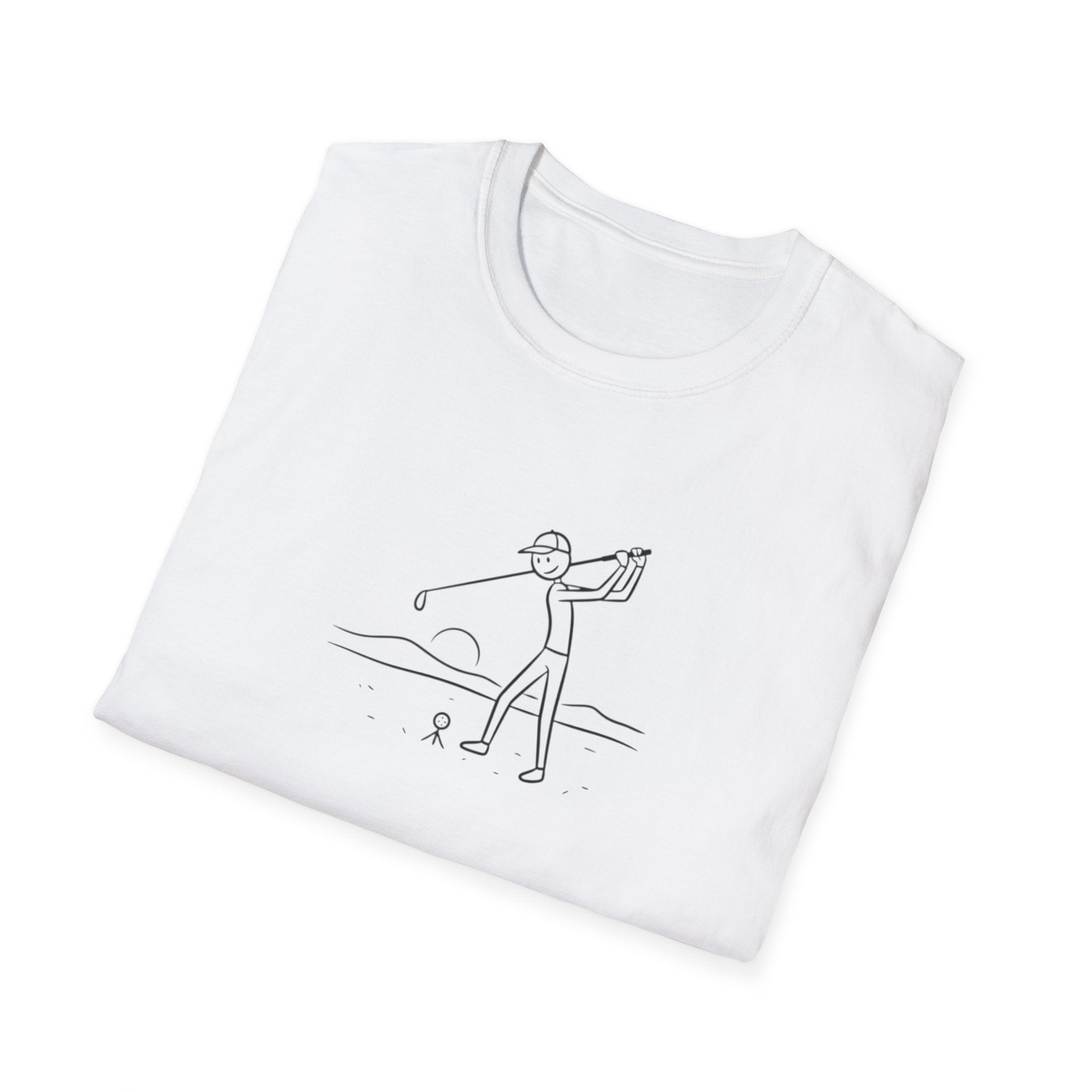 Timmy "The Wind-Stopper" McPar Stickman Golf Tee | T-Shirt