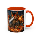 Catzilla Tokyo Cityscape Mug | Color Interior 11oz 15oz