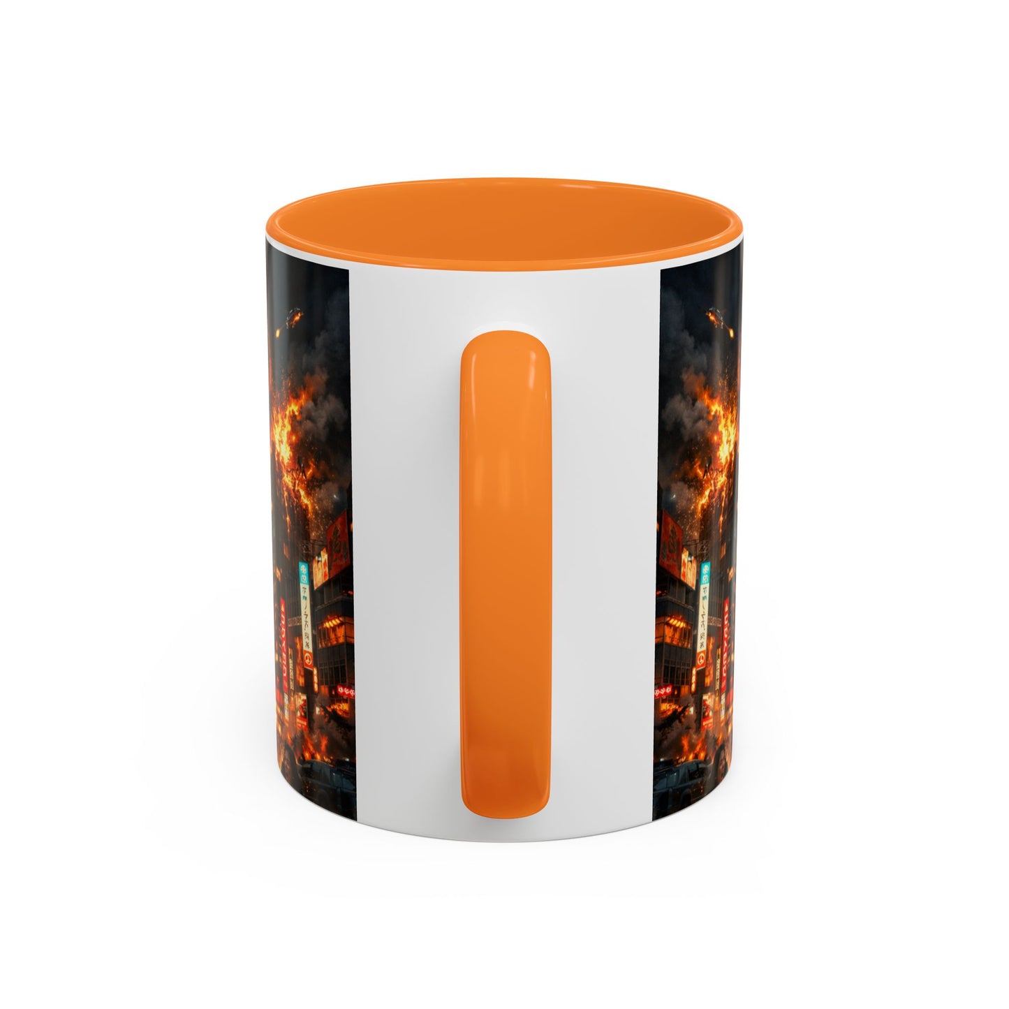 Catzilla Tokyo Cityscape Mug | Color Interior 11oz 15oz