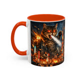 Catzilla Tokyo Cityscape Mug | Color Interior 11oz 15oz