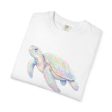 Pastel Sea Turtle T-shirt | Watercolor Marine Life Tee