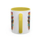 Groovy Mama Butterfly Mug | Retro Psychedelic Floral Design