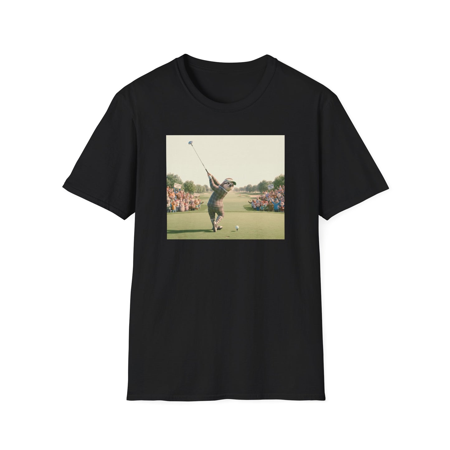 Sloth Golfer 3D Animation T-Shirt | Cinematic CGI Sporting Character