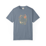 Be Kind Floral Wreath T-Shirt | Positive Quote, Boho Botanical Design