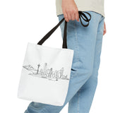 Seattle Emerald City Line Art Tote