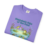 Pickleball Pals of the Pond T-Shirt | Cute Frog Pond Illustration