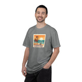 Capybara Patrol Sunset Surfing Capybara T-Shirt | Retro Beach Vibes
