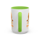 Blooming Sunflower Mug | Yoga Meditating Sunflower Ceramic Mug