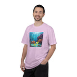 Clownfish Reef Scene T-shirt | Underwater Coral Ocean Illustration