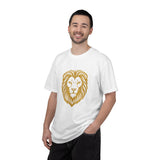 Golden Lion Head T-shirt | Minimal Animal Graphic Tee