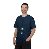 Moonlit Acoustic Guitar T-Shirt | Night Sky Guitar Silhouette