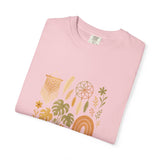Boho Plants and Dreamcatcher T-Shirt | Rainbow, Monstera, Macrame