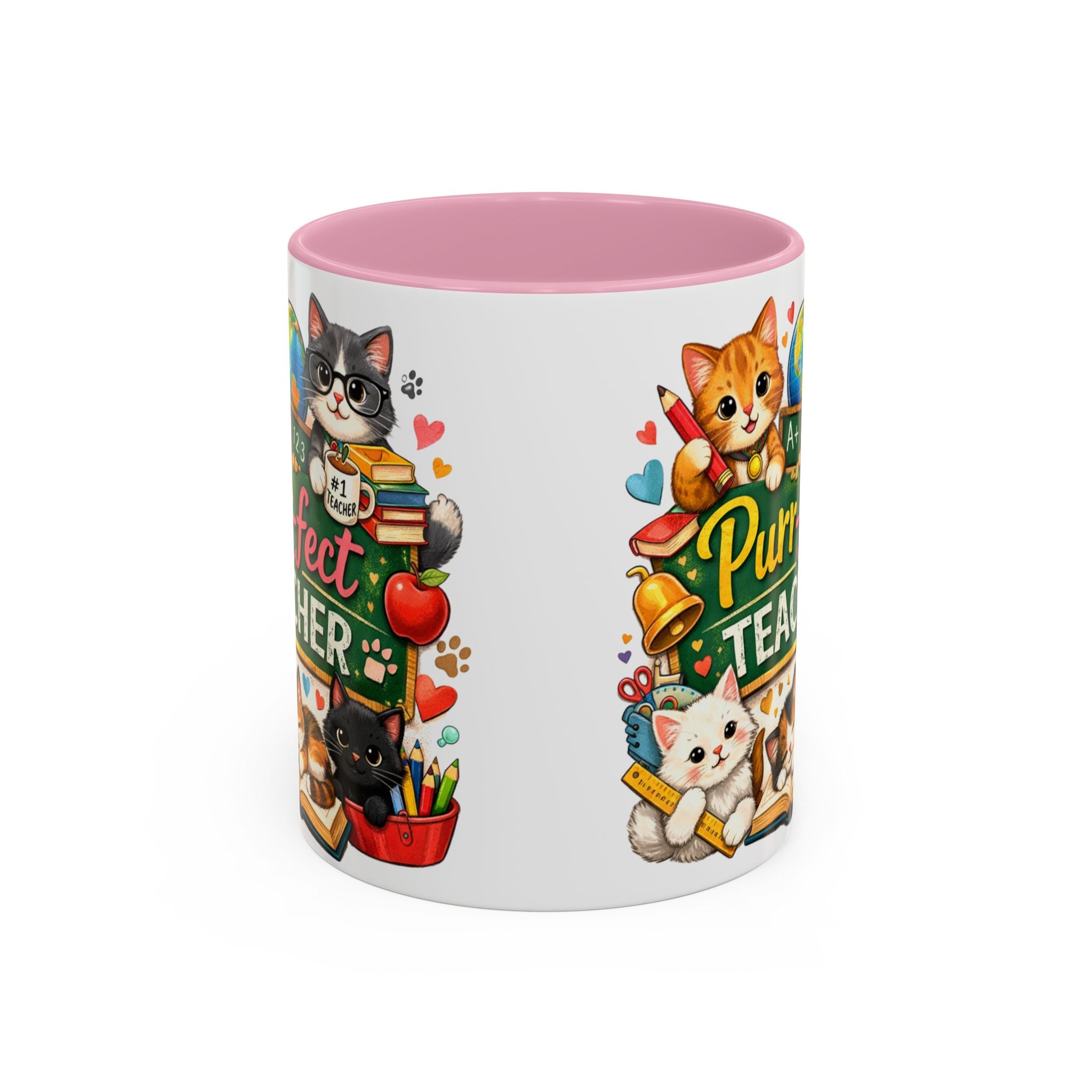 Purr-fect Teacher Mug | Cat Classroom Design, 11oz or 15oz