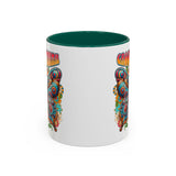 Groovy Mama Butterfly Mug | Retro Psychedelic Floral Design