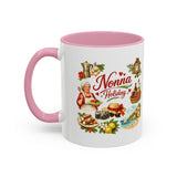 Nonna Holiday mug | Italian grandma kitchen design, vintage food icons