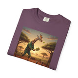 Long-Neck Larry  Pickleballer Unisex Garment-Dyed T-shirt