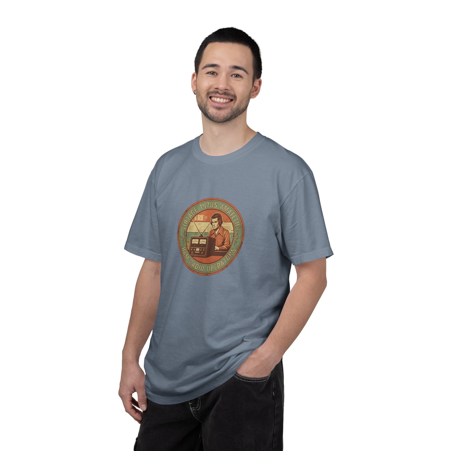 70s Retro Radio Ham T-shirt | Vintage Ham Radio Design