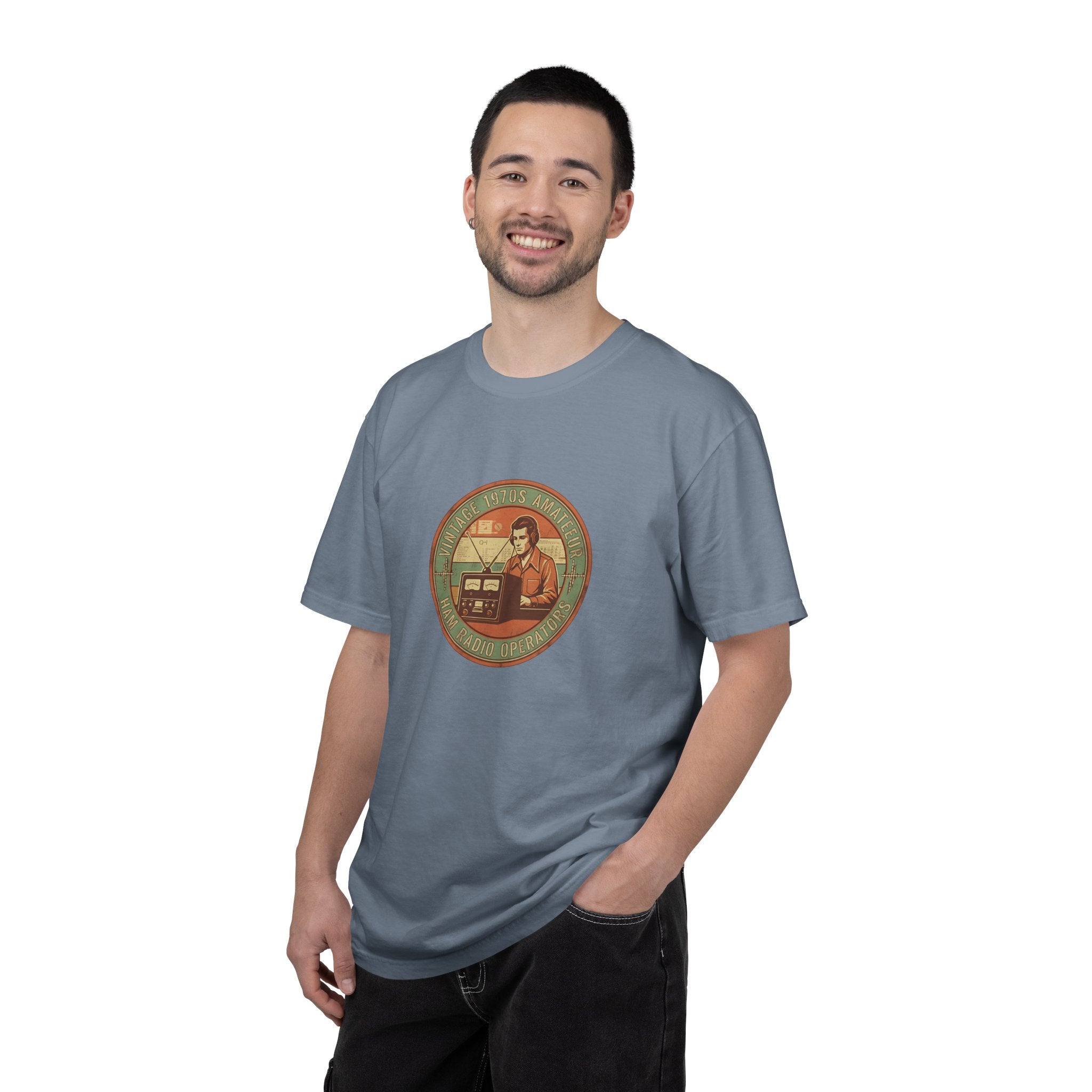 70s Retro Radio Ham T-shirt | Vintage Ham Radio Design