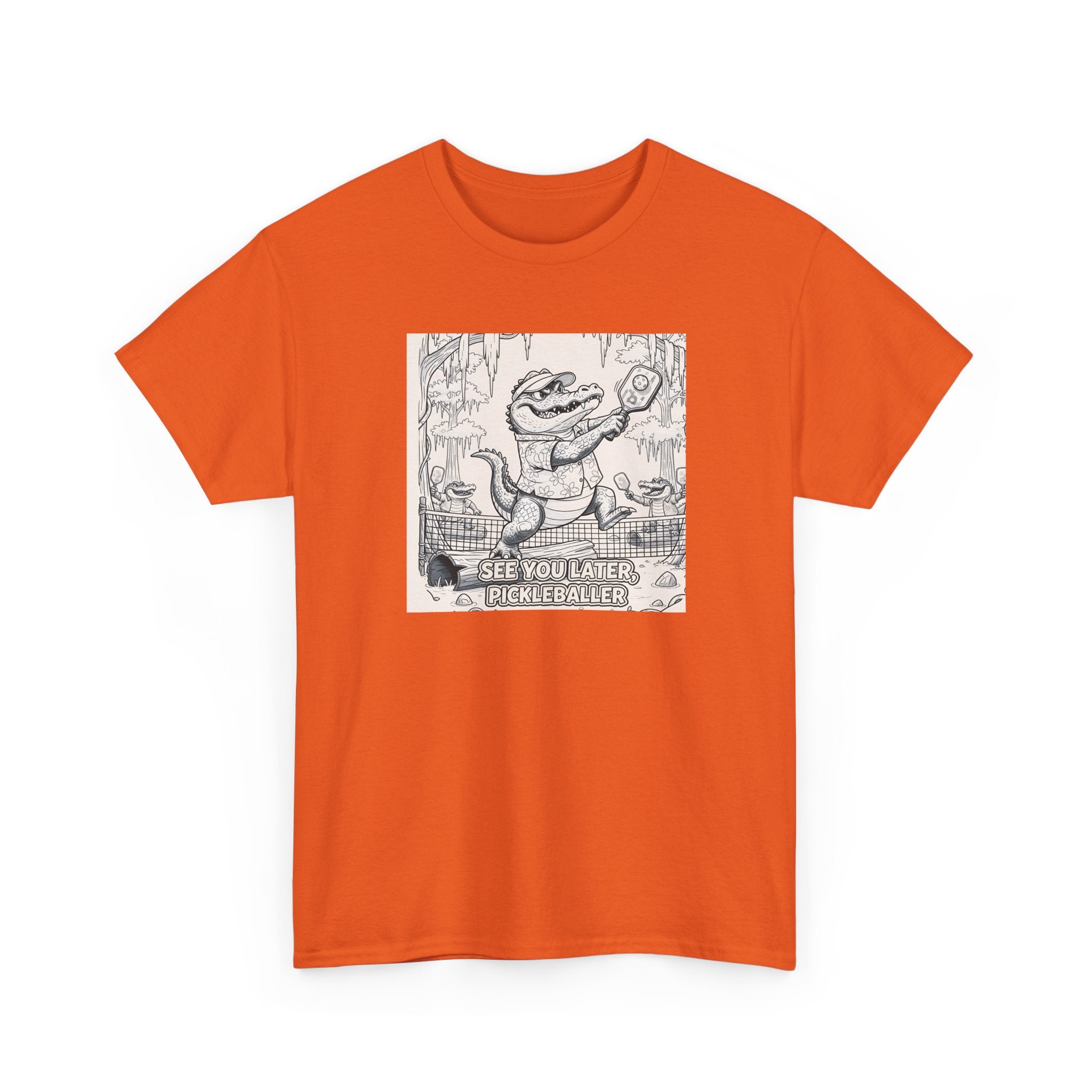 Albert "The Volley" Gator Unisex Heavy Cotton Tee