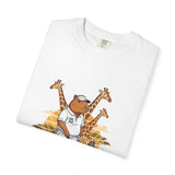 Preppy Capybara Illustration T-shirt | Anthropomorphic Country Club Graphic