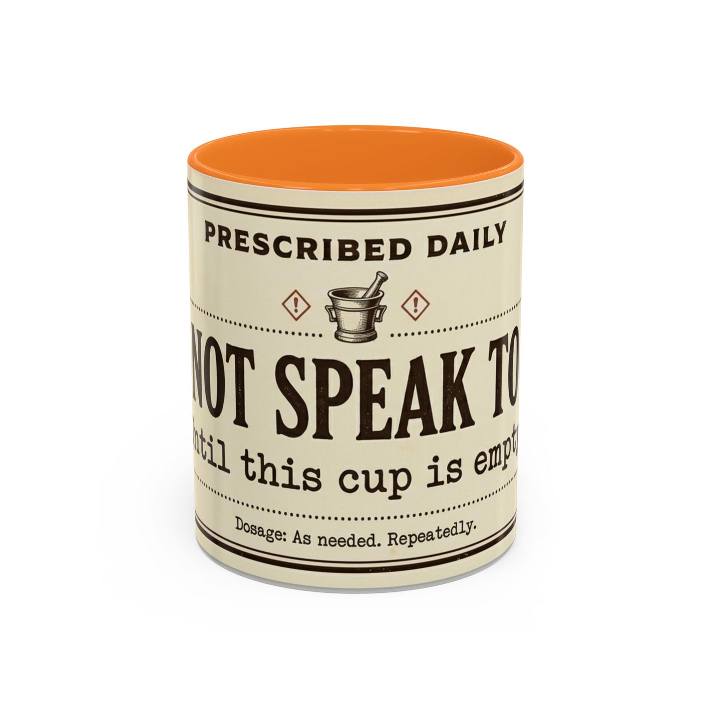 Do Not Speak To Me Mug | Prescription Coffee Mug, Funny Morning Quote