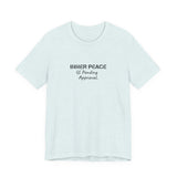 Inner Peace Pending Approval T-Shirt | Minimal Text Tee, White Crewneck