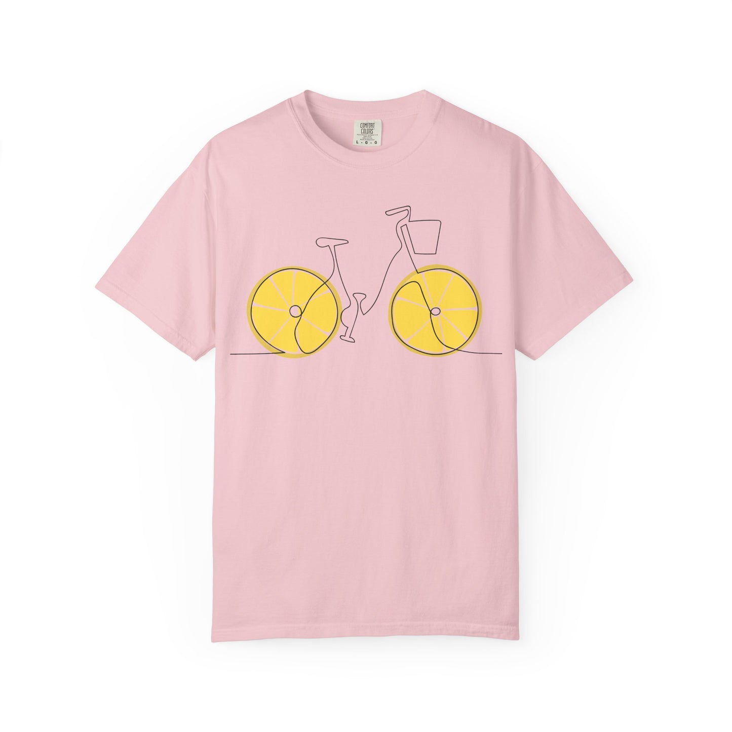 Lemon Wheel Bicycle T-shirt | Citrus Bike Graphic Tee
