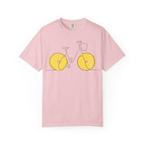 Lemon Wheel Bicycle T-shirt | Citrus Bike Graphic Tee