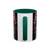Cyberpunk Sushi Cat Mug | 11oz 15oz Ceramic Coffee Cup