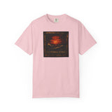 Eternal Voyage Sunset Illustration T-Shirt | Vintage Ocean Scene