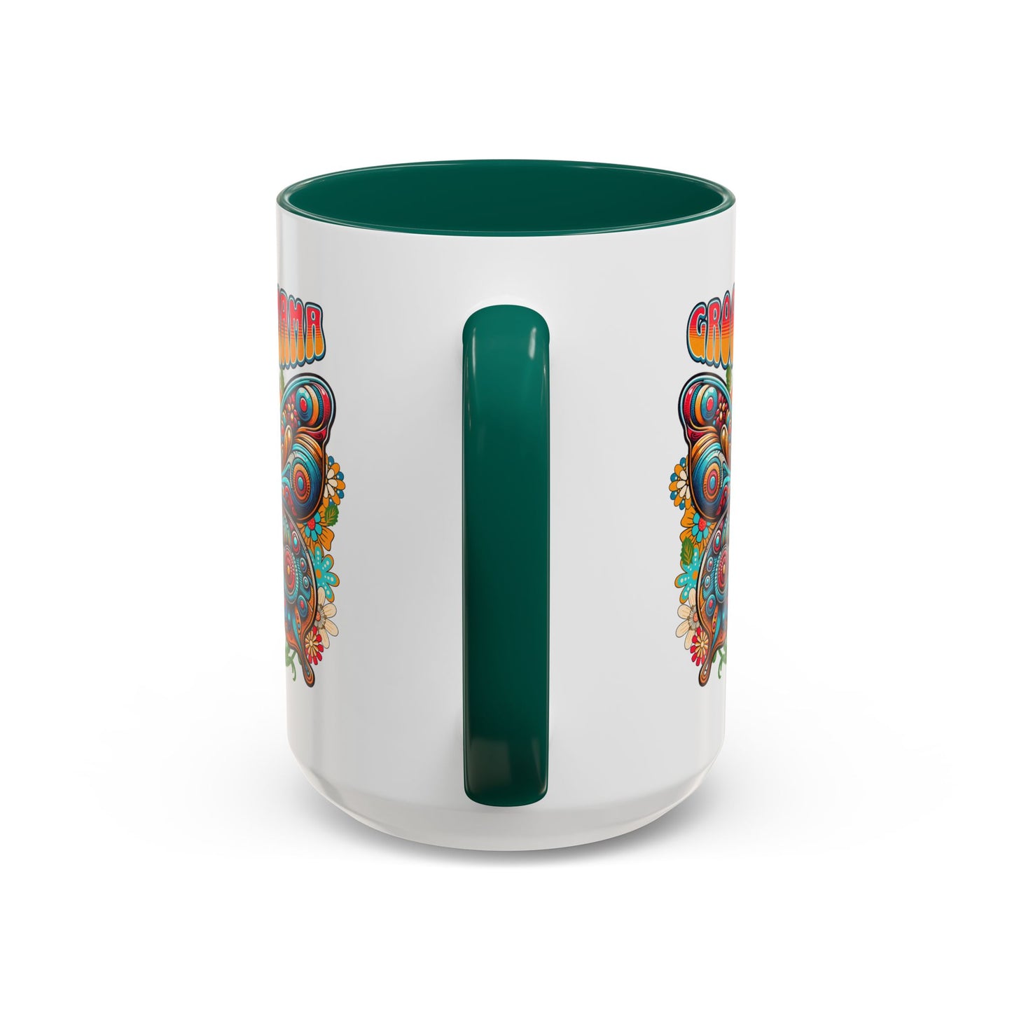 Groovy Mama Butterfly Mug | Retro Psychedelic Floral Design