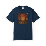 Route 66 Desert Sunset T-shirt | Vintage Road Trip Tee